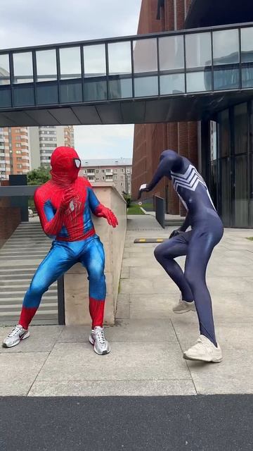 Spiderman scared Venom@dvizhenie21 #shorts