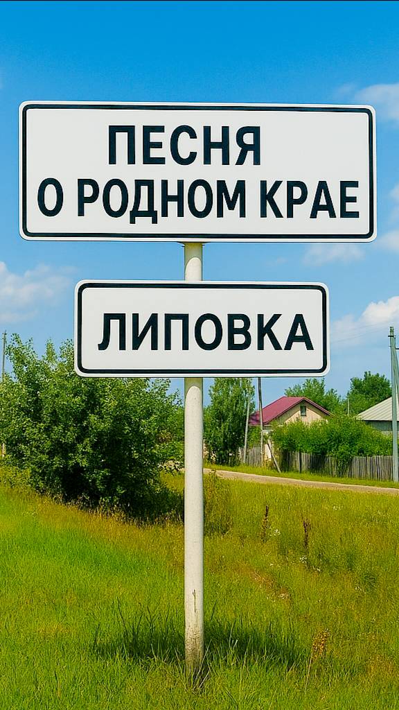 РОДНЯ - ЛИПОВКА МОЯ! ПЕСНЯ О РОДНОМ КРАЕ