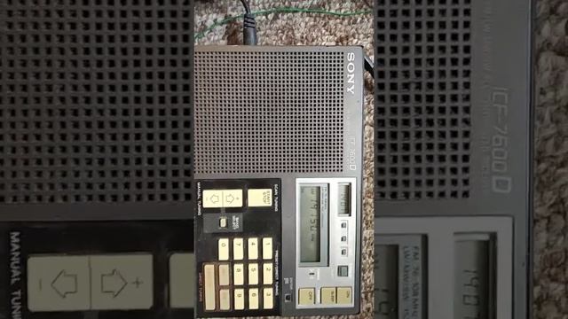радиоприём на 14.150  мгц  ssb   приёмник sony-7600 D