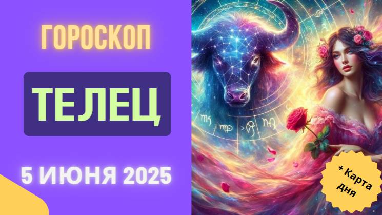 ♉ 5 ИЮНЯ: ГОРОСКОП НА СЕГОДНЯ ДЛЯ ТЕЛЬЦОВ - ДЕНЬ ГАРМОНИИ И СТАБИЛЬНОСТИ!