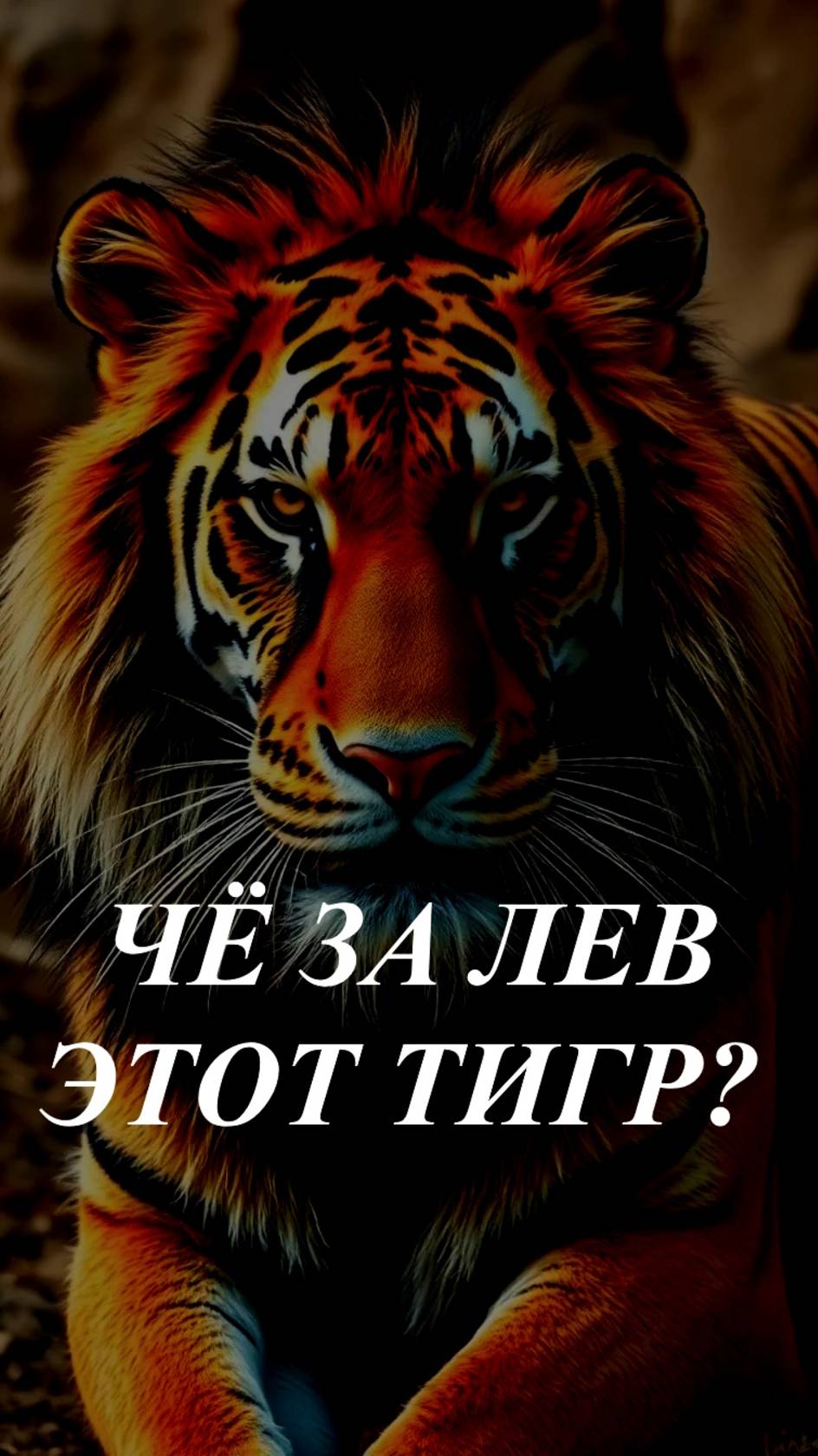 ЧЁ ЗА ЛЕВ ЭТОТ ТИГР?