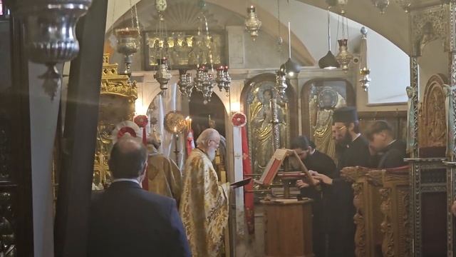 Храмовый праздник - Патриаршая Литургия в Храме святых Елены и Константина