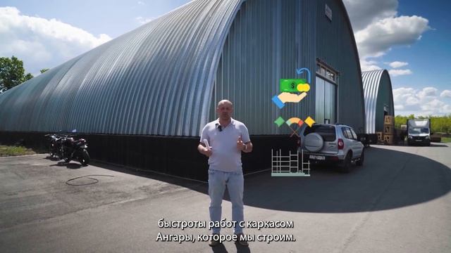 Строительство арочных бескаркасных ангаров под ключ и в рассрочку от ГК Ангар 36