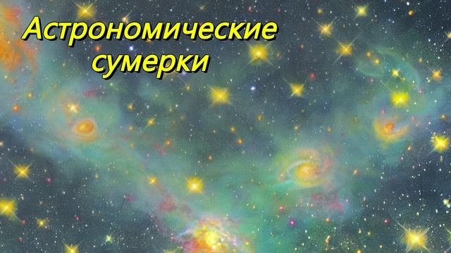 Астрономические сумерки