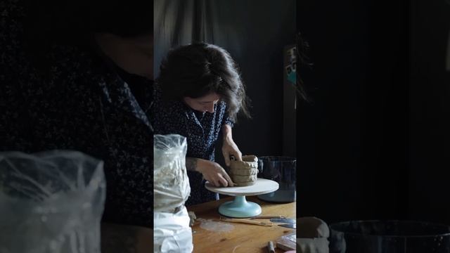 Ваза. Глина Светлячок часть 1