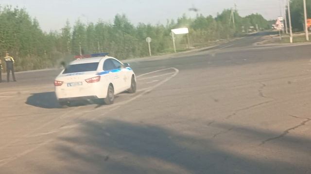 ГАИ с утра пораньше работают