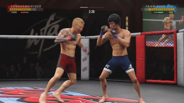 EA SPORTS UFC 4 диджей телешоу упал как тряпка