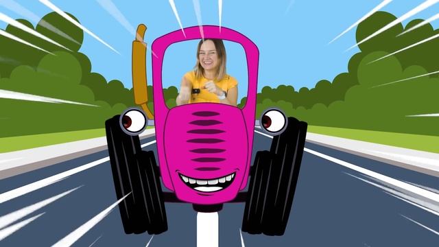 Children's song about tractors nursery rhyme