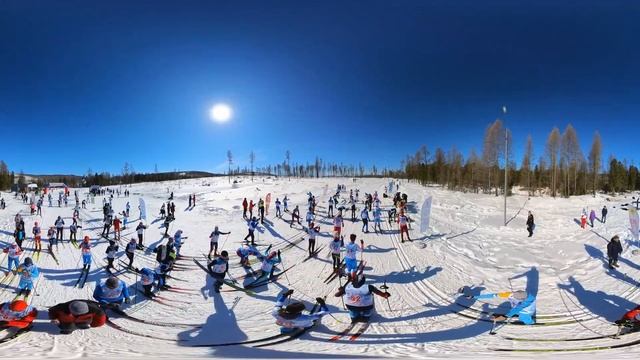 360 | Перед стартом VI лыжного марафона "Снежный барс-2023"