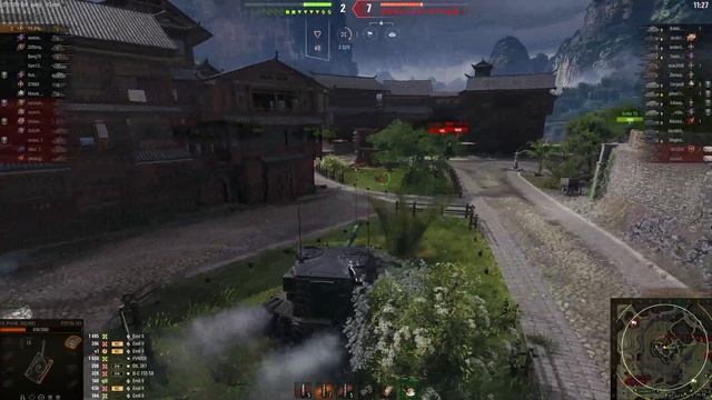Бой на FV215b 183 МИР ТАНКОВ