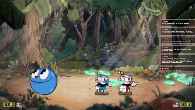 Секрет босса - держаться в центре) #cuphead #капхэд