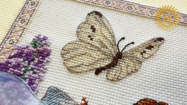 Набор для вышивания нитками «Лавандовая фея»