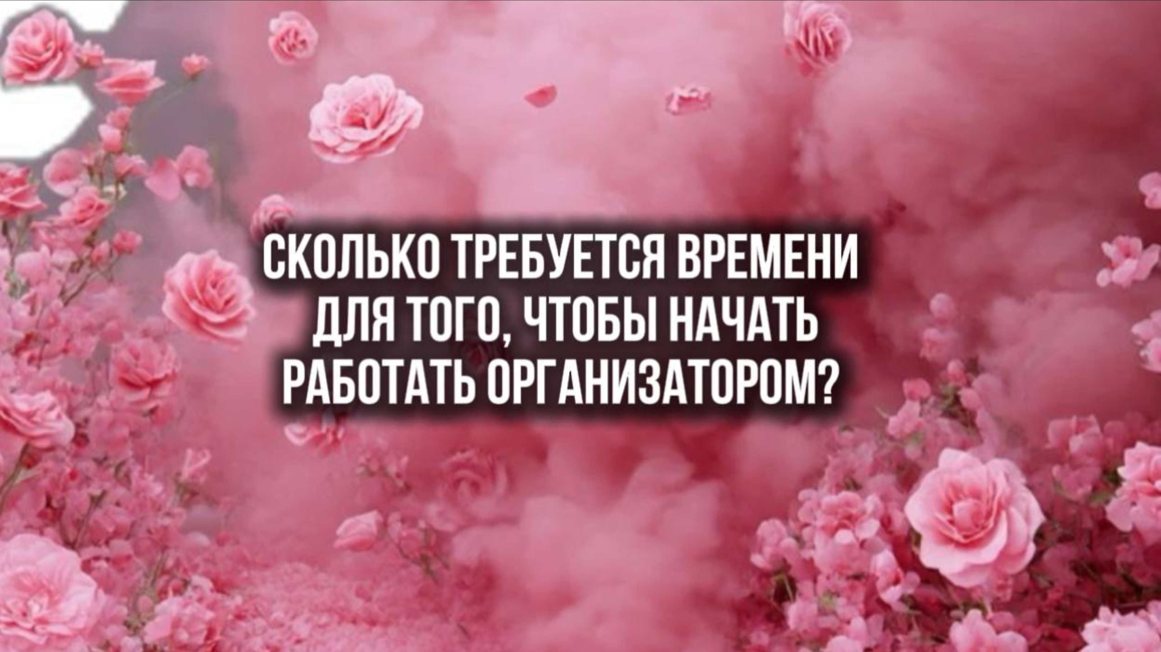 Сколько нужно времени, чтобы начать работать организатором свадеб?
