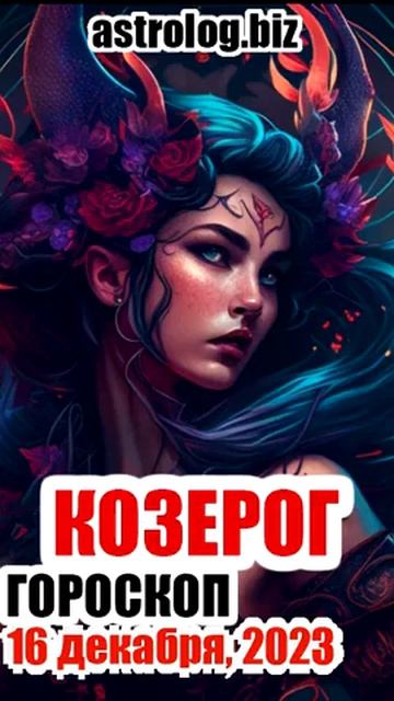 КОЗЕРОГ   гороскоп на 16 декабря, 2023