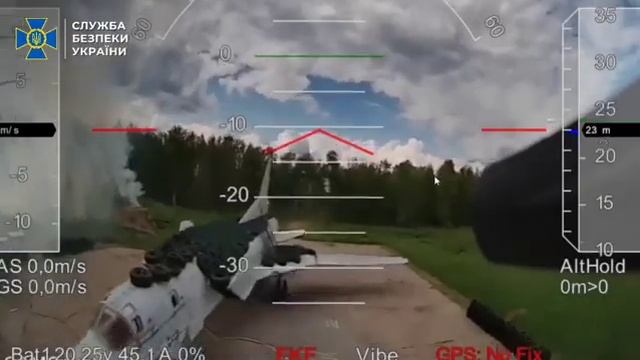 Уникальные кадры уничтожения стратегических самолётов России.