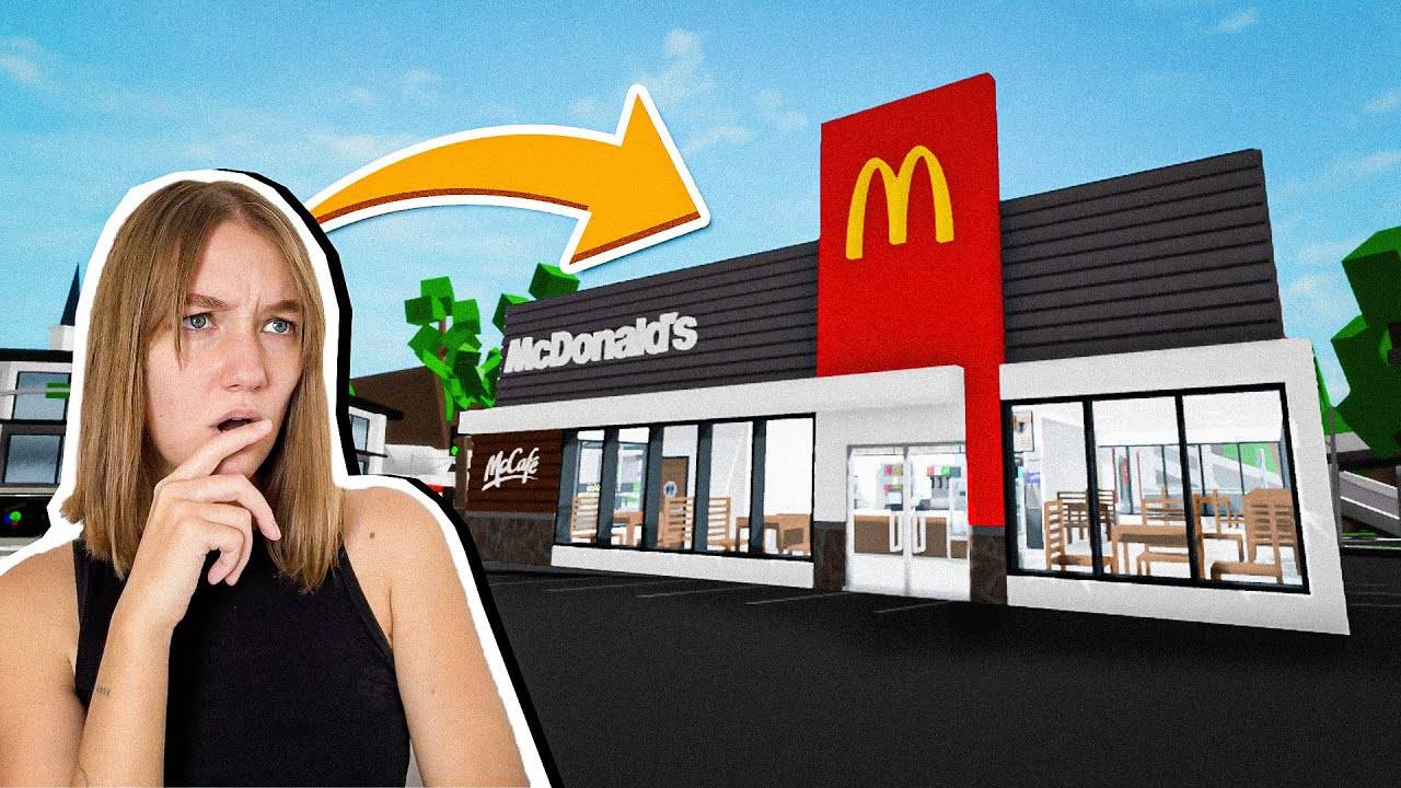 Новый МАКДОНАЛЬДС в Брукхейвен РП Роблокс! Открыла СВОЙ МАК в Brookhaven RP Roblox