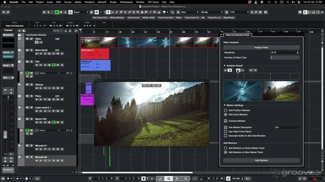 20. Video Cut Detection Panel
