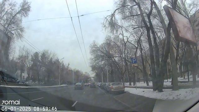 06.01.2024 Алматы Гоголя Чокина стоянка на перекрестке 777LVL