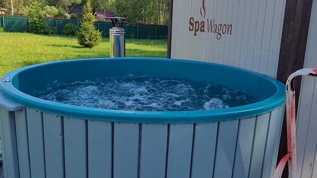 Купель с подогревом и аэромассажем от SpaWagon.ru