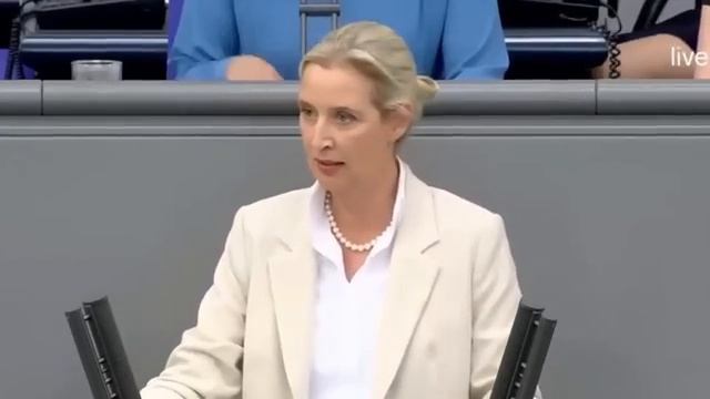 ВЫ ПОЗОР ДЛЯ СТРАНЫ! Алиса Вайдель Жёстко Прошлась По Канцлеру Германии!