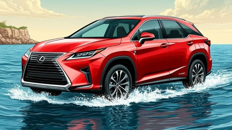 Lexus RX 350. Защитили дно автомобиля.