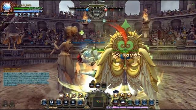 Dragon Nest PvP: Епископ vs Жнец