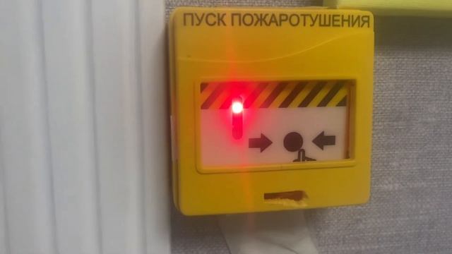 Тест пожарной сигнализации на сигнале 20 М