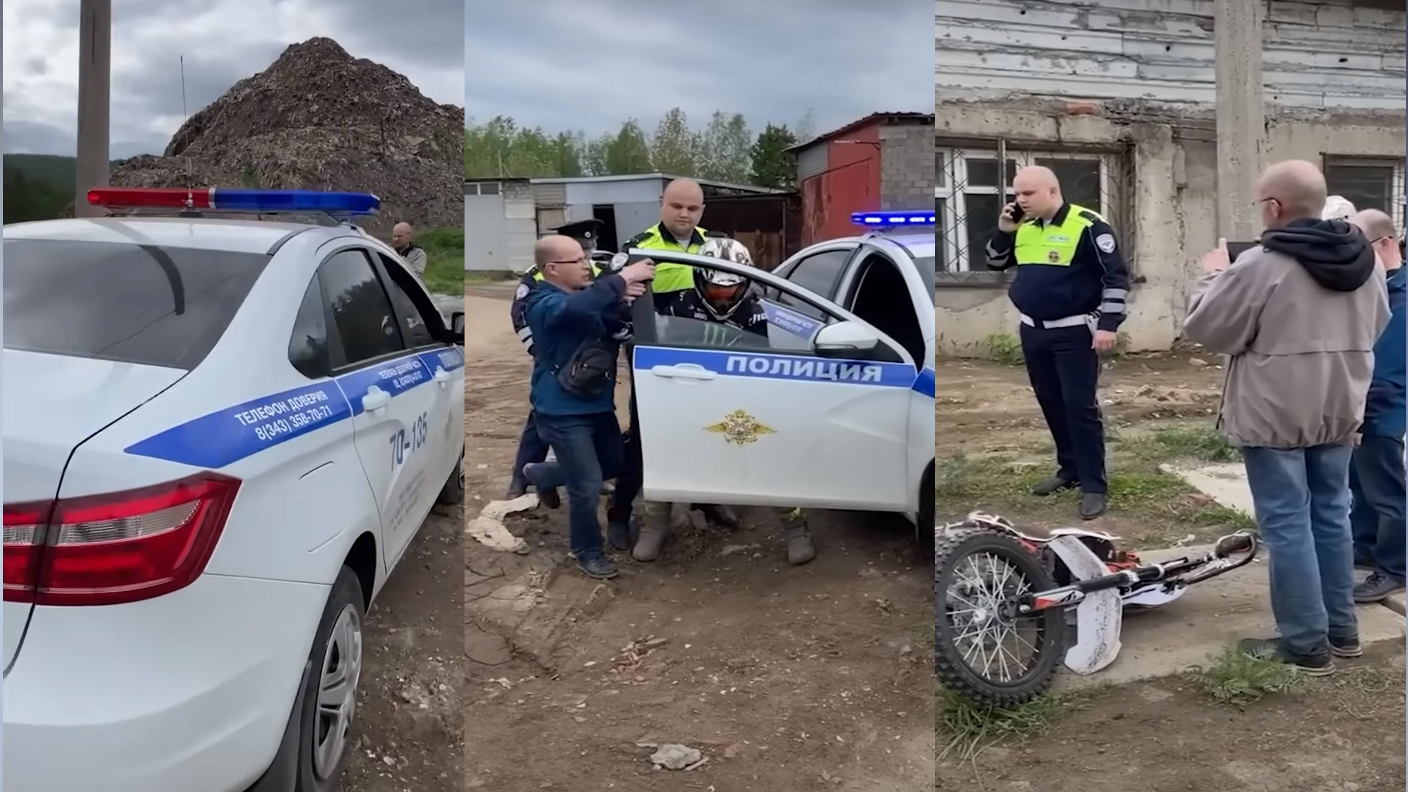 Малолетние байкеры уходили от ДПС