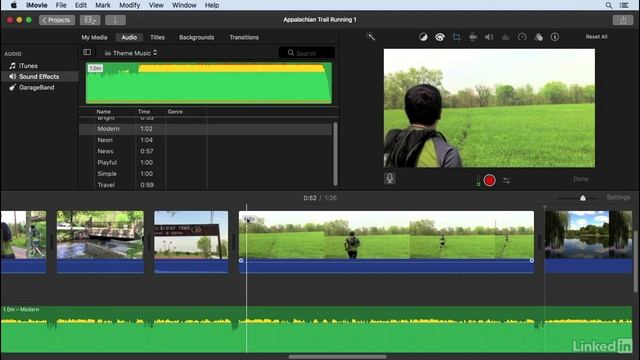 iMovie 10.1.8 Essential Training - 32.Record a voice-over