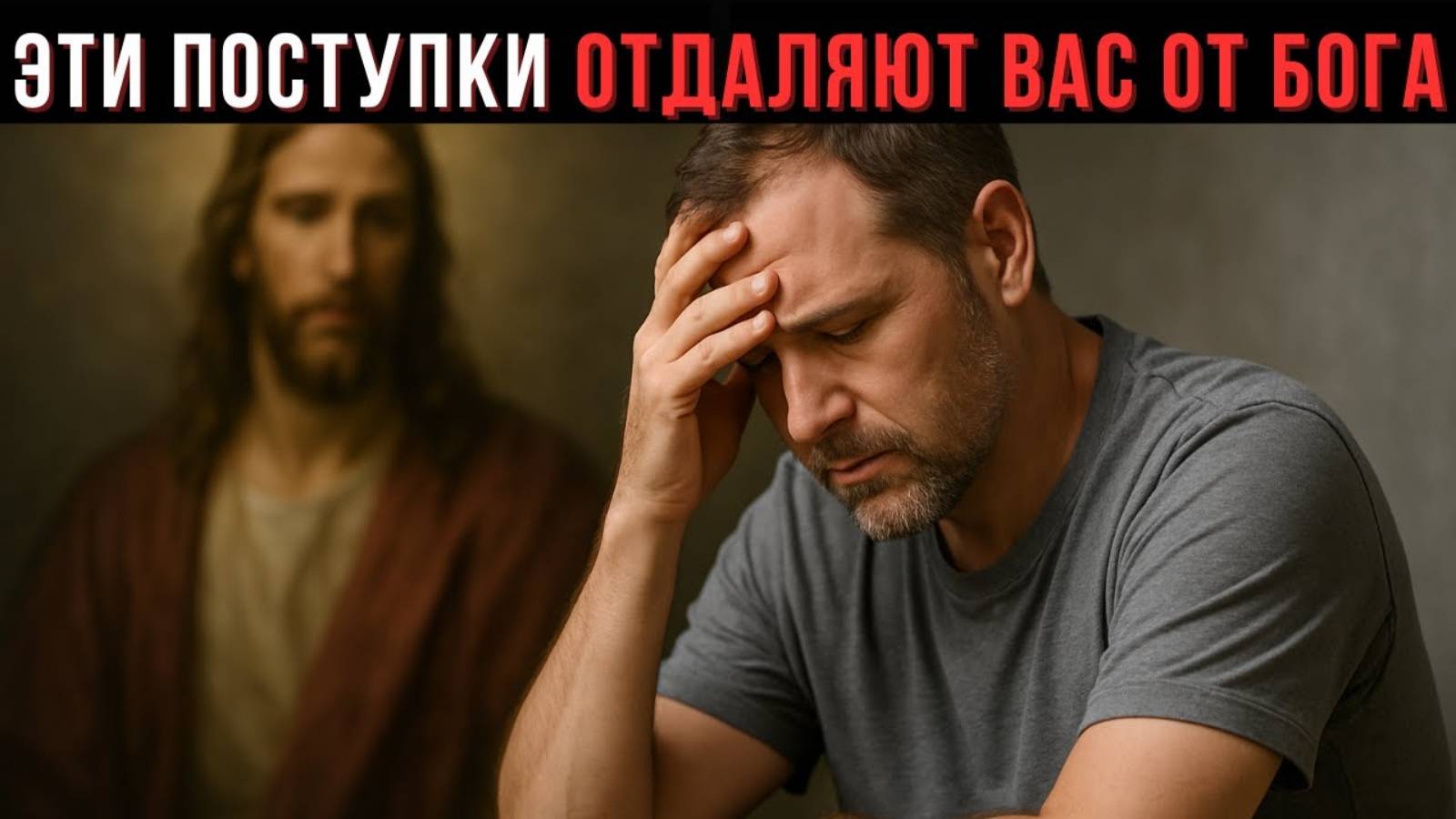 ⚠️ ПОСТУПКИ, КОТОРЫЕ ОТДАЛЯЮТ ОТ БОГА | Христианская мотивация для покаяния