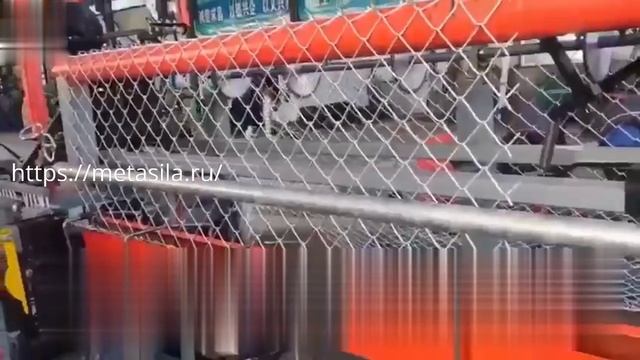 Автоматический станок по производству сетки рабицы (модель RZ-123)
