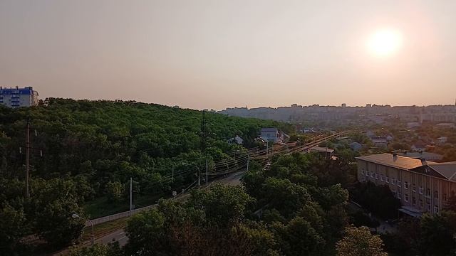 закат в начале июня..