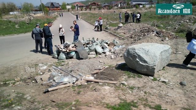 Этно News: Экологическая акция в микрорайоне Ерменсай