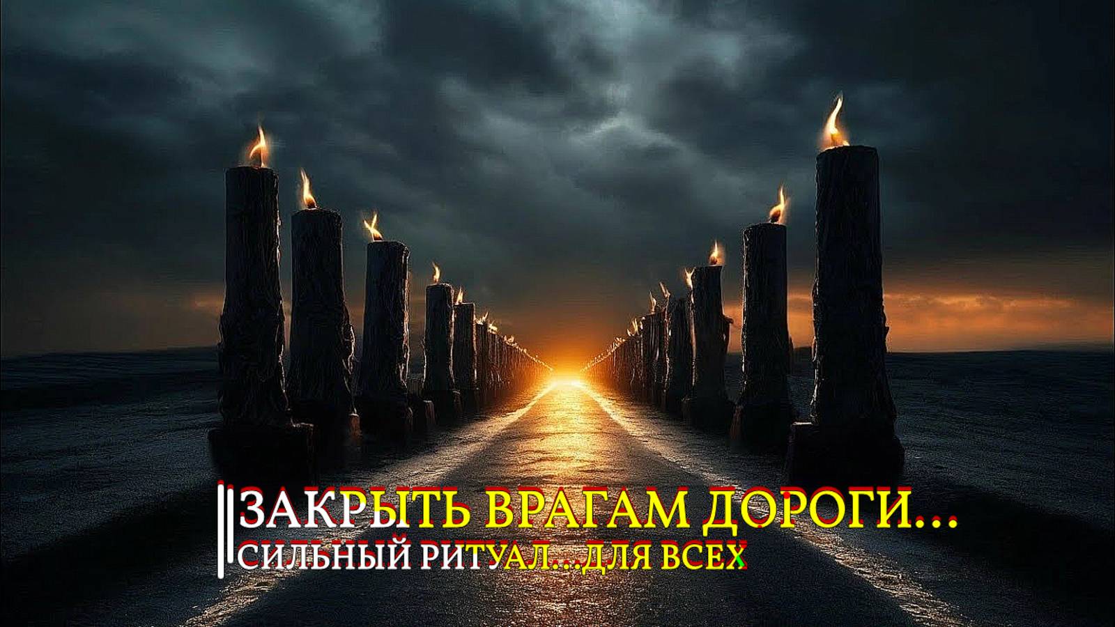 ЗАКРЫТЬ ВРАГАМ ДОРОГИ…СИЛЬНЫЙ РИТУАЛ…ДЛЯ ВСЕХ…
