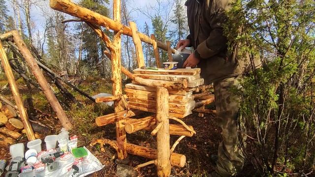 2 часть Строительство Лавки Высокая
