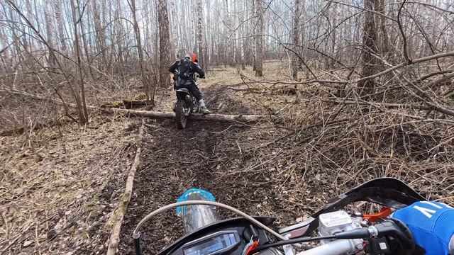 Впервые на Эндуро трассе. 13.04.25