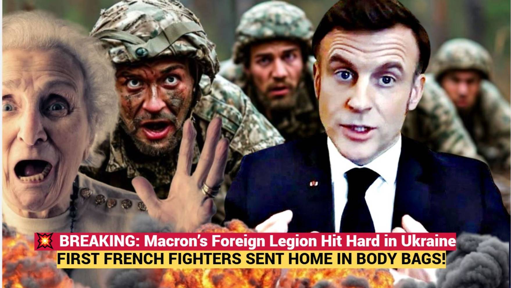Shock! Alert Macron’s French Mercenaries Are Dying in Ukraine — First Bodies Return Home in Zinc Cof
