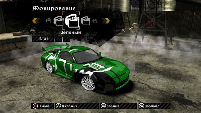 Как сделать машину Mazda RX 7 Кенджи из команды Бусидо в Need