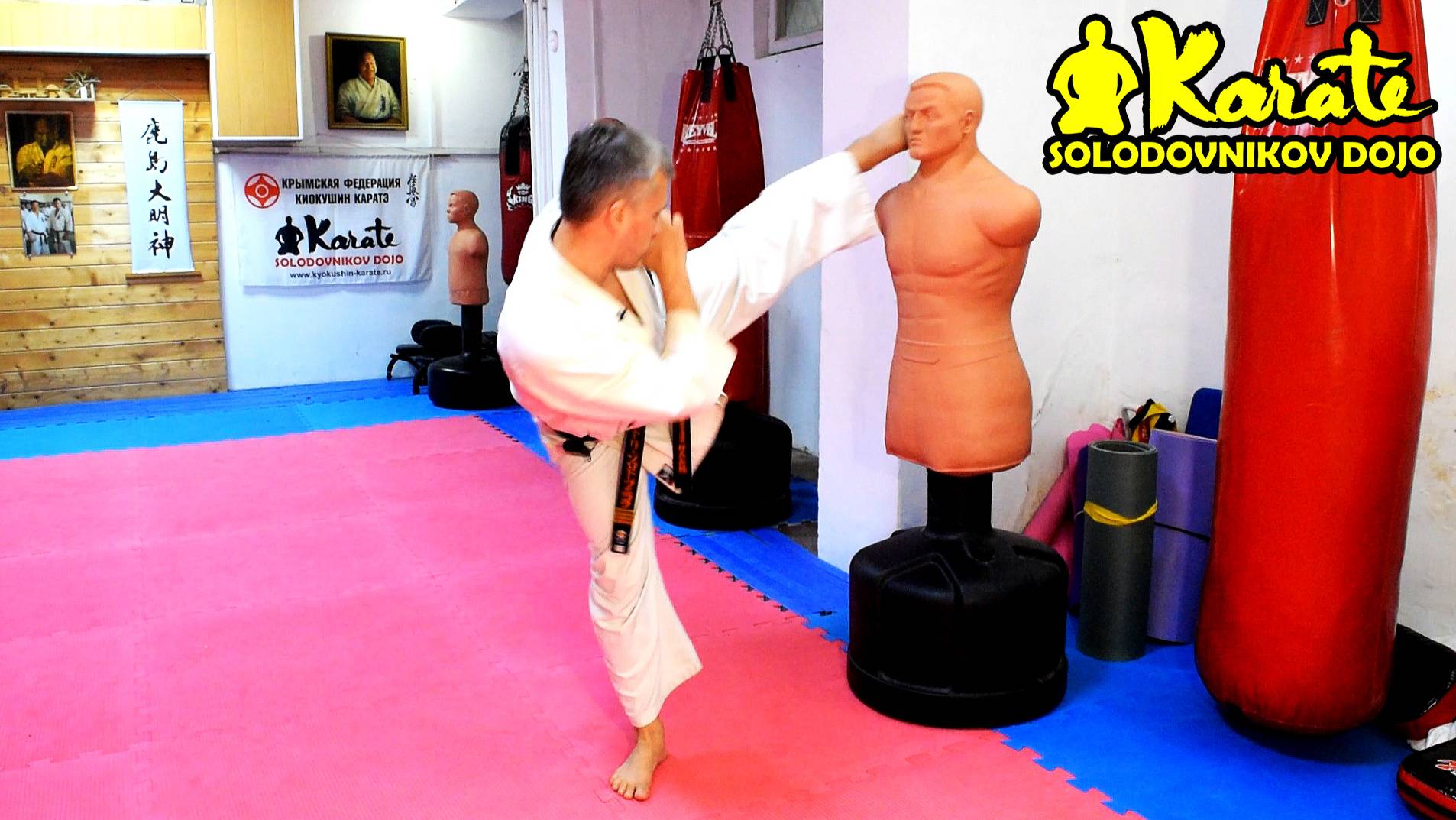 Маваши в режиме НОН-СТОП Киокусинкай каратэ | Mawashi in NON-STOP Kyokushinkai karate