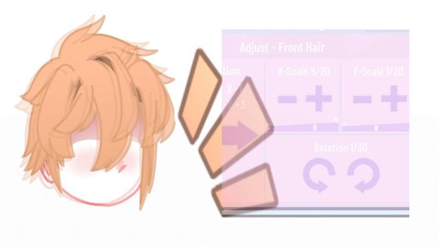 Gacha hairstyle, idea §1)