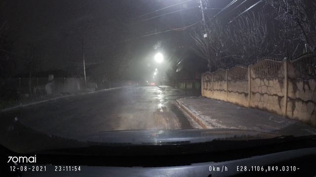 70mai Dash Cam A800S (ночь)