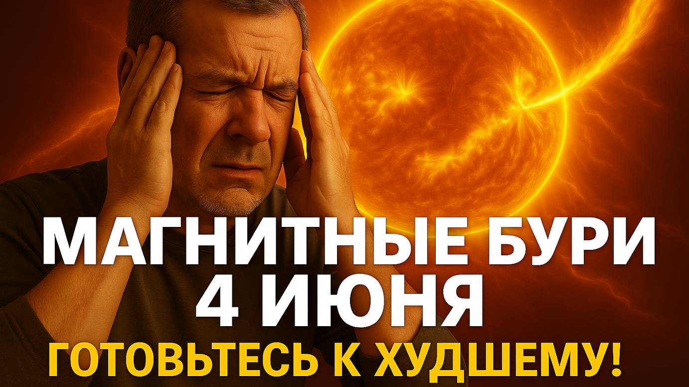🚨🔥 СРОЧНО! Новые данные о магнитных бурях 4 июня — опасность растёт!
