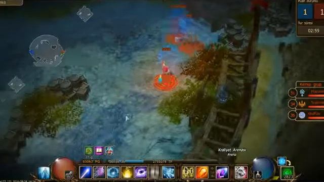 Drakensang Online АРЕНА пвп 3 на 3 маг