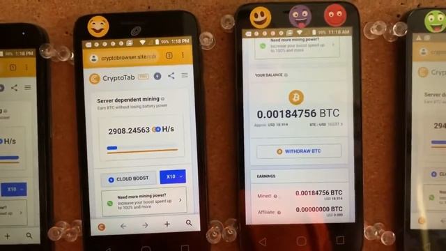 ферма на телефоне оптом биткоин , farm btc , инвестиции , доход в 100$ 24 часа