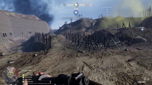 Verdun / ПРОХОЖДЕНИЕ, ЧАСТЬ 154 / ВИНТОВКА,ШТЫК И ГАЗ!