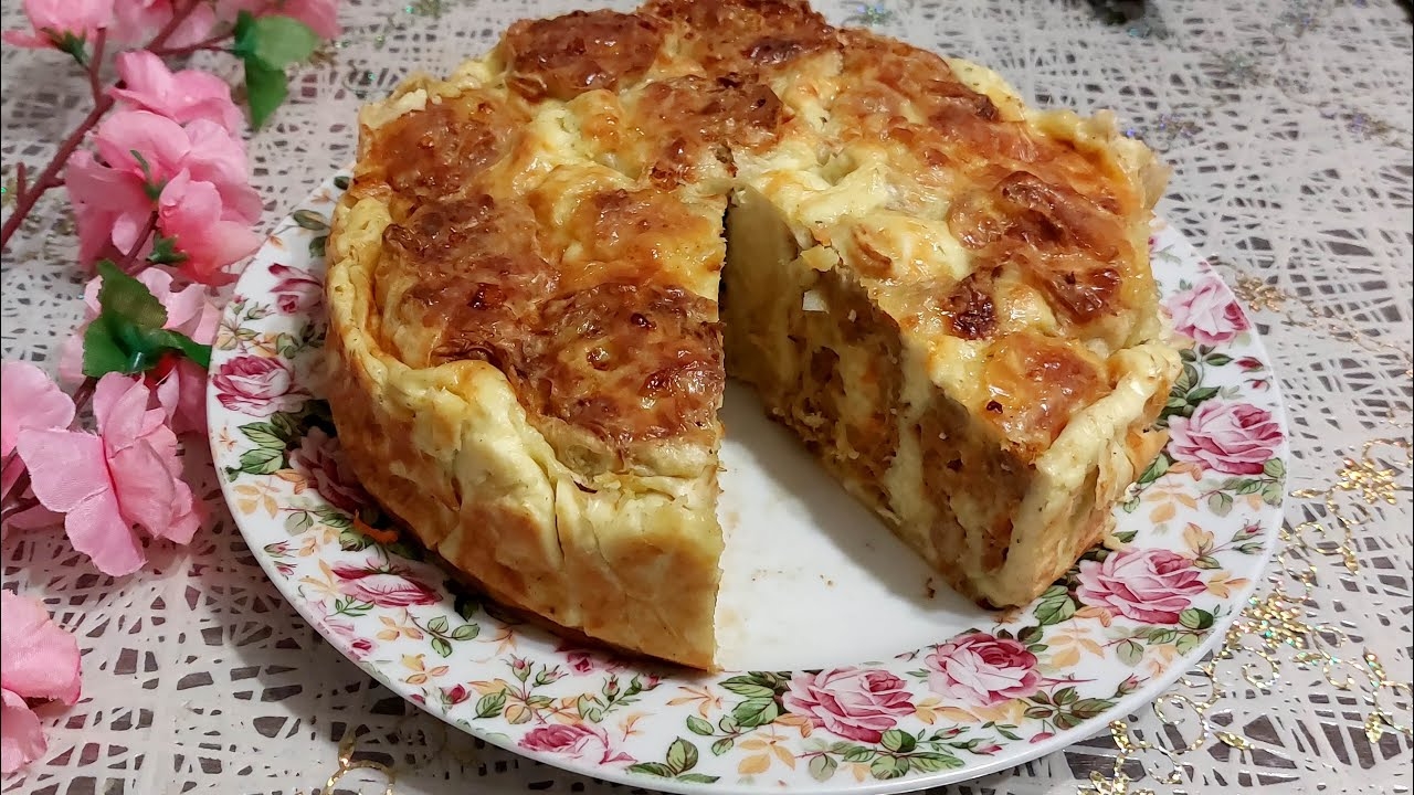 МЯСНОЙ ПИРОГ ИЗ ЛАВАША,БЫСТРО И ВКУСНО!😋👍