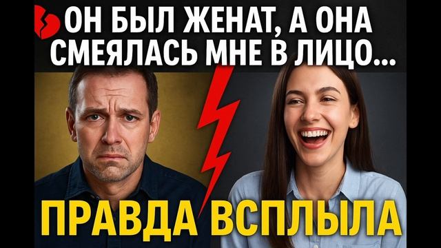 💔 "Он был женат, а она смеялась мне в лицо… Правда всплыла"