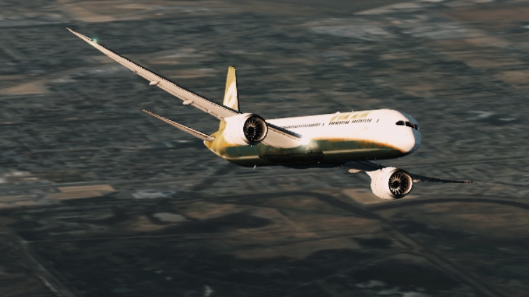 взлет на самолёте Boeing 787 в aerofly fs