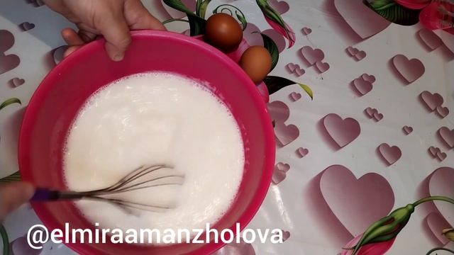 Айраннан құймақ.Блины из кефира.