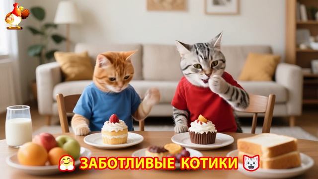 Заботливые котики спешат на помощь (48)